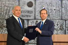 Imagem ilustrativa da imagem Israel: Benjamin Netanyahu é oficializado para formar um novo governo