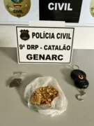Imagem ilustrativa da imagem Polícia Civil prende dupla por tráfico de drogas, em Catalão