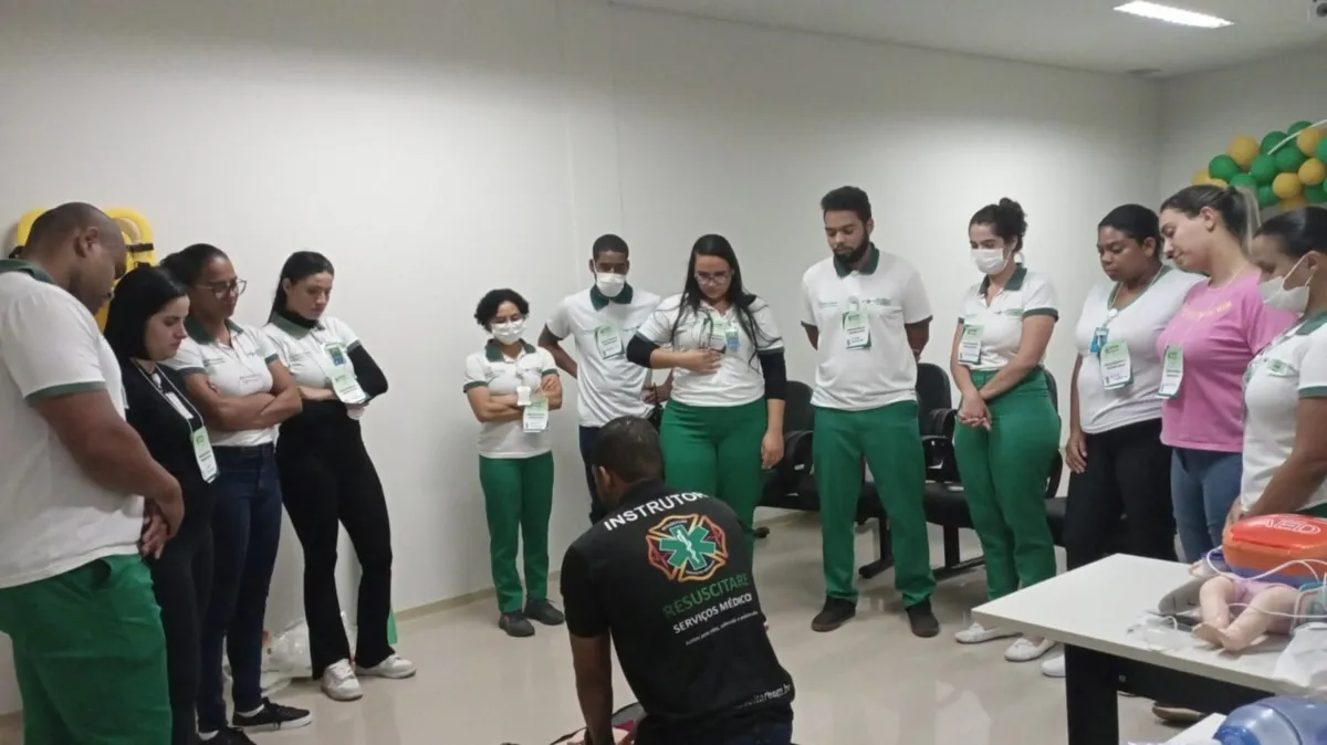 Imagem ilustrativa da imagem A Policlínica Estadual de Formosa capacita sobre primeiros socorros