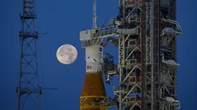 Imagem ilustrativa da imagem Nasa anuncia missão ao redor da Lua para novembro de 2024