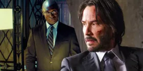 Imagem ilustrativa da imagem John Wick 4": Keanu Reeves homenageia Lance Reddick na première da sequência