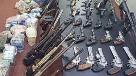 Imagem ilustrativa da imagem Acervo de 46 armas usadas em comércio ilegal são apreendidas