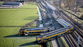 Imagem ilustrativa da imagem Descarrilamento de trem deixa um morto e 30 feridos na Holanda