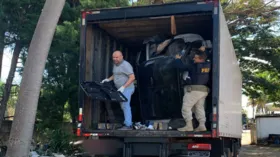 Imagem ilustrativa da imagem Motorista é preso por transportar peças de carros roubadas