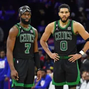 Imagem ilustrativa da imagem Celtics vencem mais uma e levam final do Leste da NBA para o 6º jogo