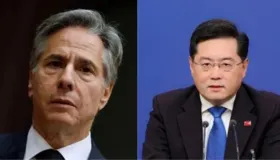 Imagem ilustrativa da imagem Blinken e ministro chinês falam em evitar conflitos nas relações EUA-Pequim