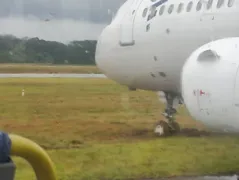 Imagem ilustrativa da imagem Avião da Latam derrapa na pista do aeroporto de Florianópolis