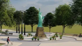 Imagem ilustrativa da imagem Nova Iorque brasileira ganhará réplica da Estátua da Liberdade