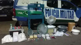 Imagem ilustrativa da imagem Polícia Militar desmantela laboratório de produção de cocaína