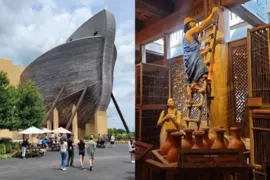Imagem ilustrativa da imagem Influenciadora brasileira visita Arca de Noé nos Estados Unidos e compartilha experiência única