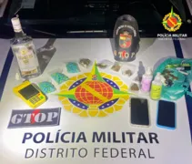 Imagem ilustrativa da imagem Homem é preso com drogas e máquina de cartão: Polícia reforça combate ao tráfico de entorpecentes