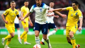 Imagem ilustrativa da imagem Ucrânia e Inglaterra empatam em 1 a 1 pelas eliminatórias da Eurocopa