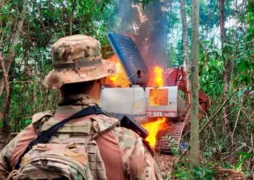 Imagem ilustrativa da imagem Ibama destrói equipamentos em operação contra garimpo ilegal