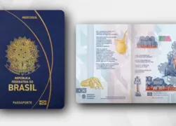 Imagem ilustrativa da imagem Novo modelo de passaporte brasileiro começa a ser emitido nesta terça; veja o que muda