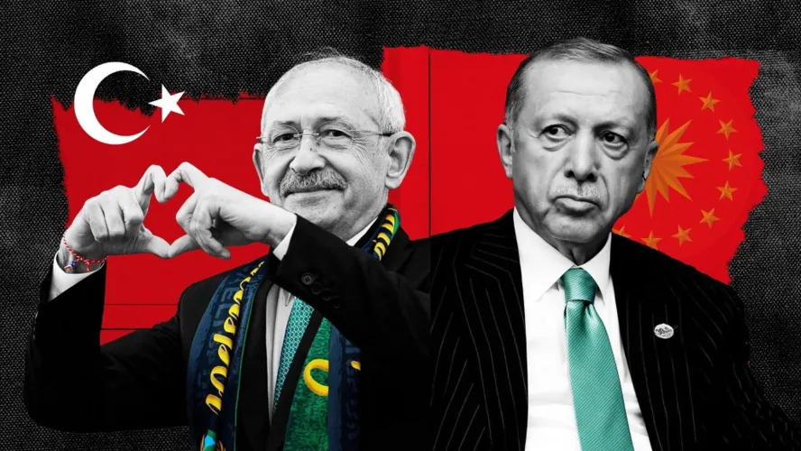 Imagem ilustrativa da imagem Eleição na Turquia irá para inédito segundo turno entre Erdogan e o opositor Kilicdaroglu