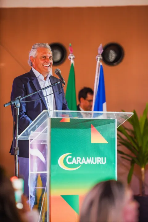Fotos: Lucas Diener/ Governador Ronaldo Caiado conhece nova planta fabril da Caramuru Alimentos: investimento de R$ 250 milhões