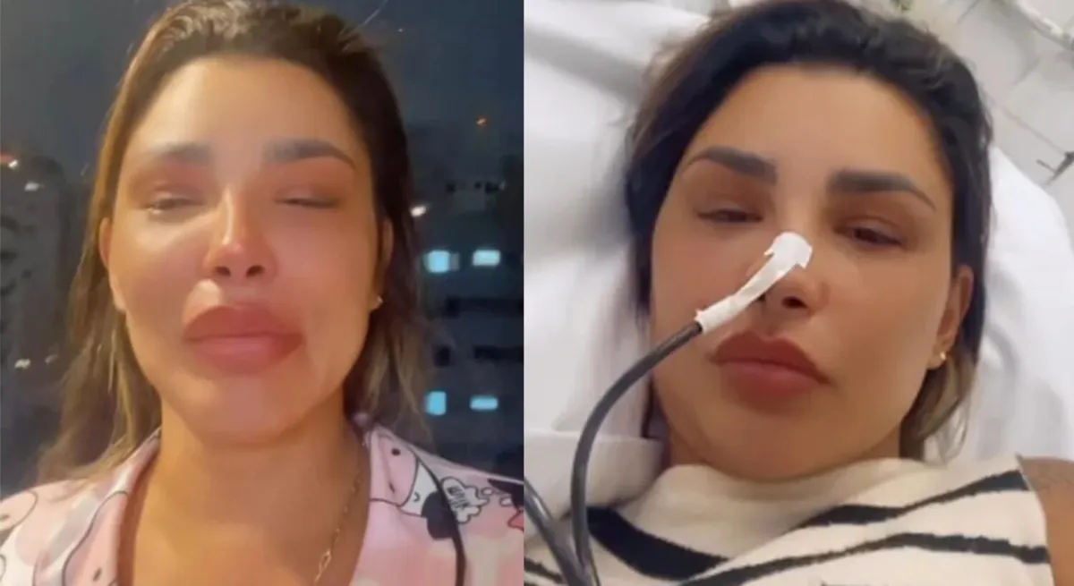 Imagem ilustrativa da imagem Após gravar vídeo de despedida, Jenny Miranda é socorrida por mãe biológica e hospitalizada