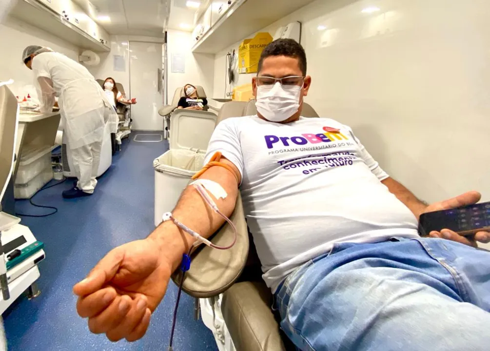Darlei Aparecido é um dos 80 mil pacientes beneficiados com as doações voluntárias de sangue realizadas por bolsistas do ProBem, por meio do Banco de Oportunidades