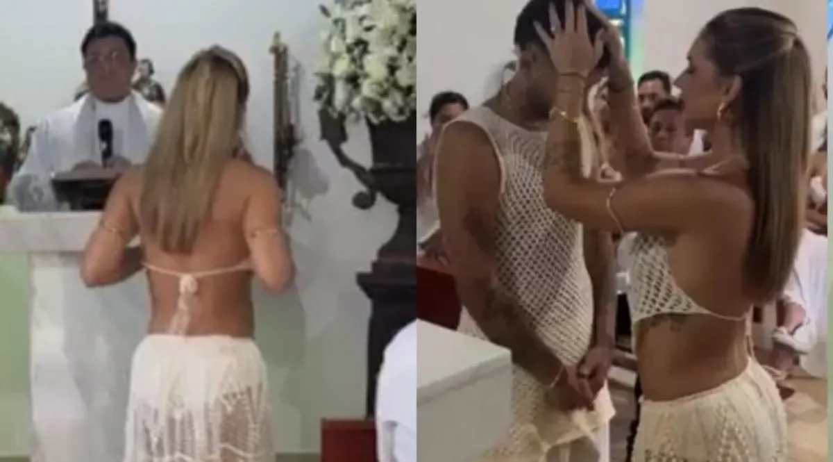 Imagem ilustrativa da imagem Virgínia Fonseca é criticada por usar look transparente em igreja