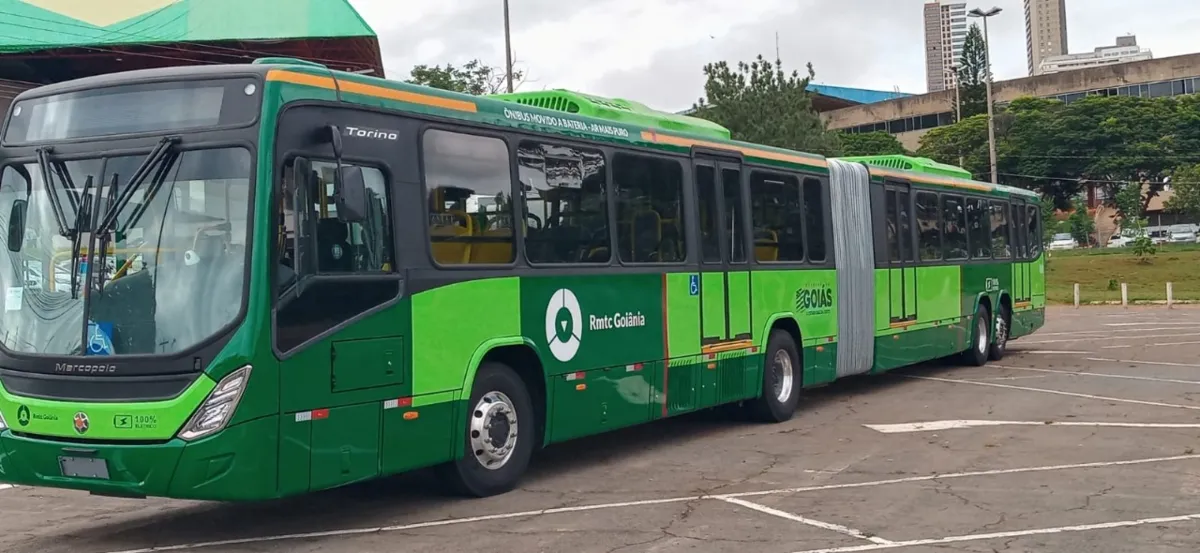 Novo ônibus elétrico de Goiás