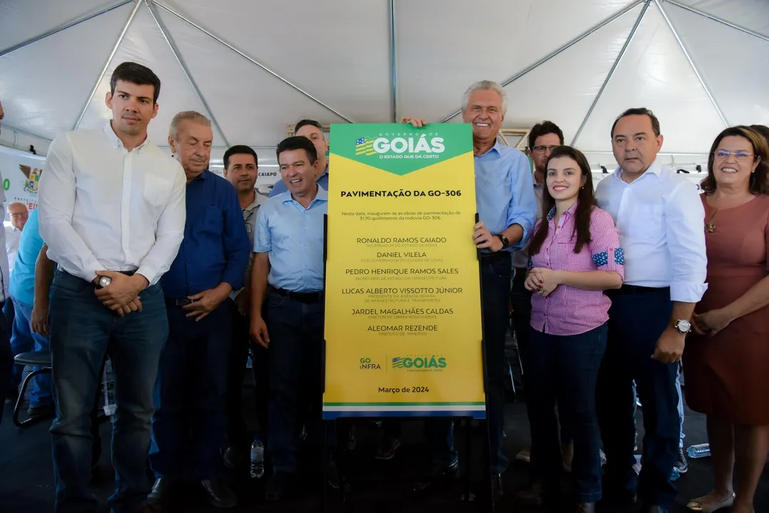 Governador Ronaldo Caiado realiza entregas em Mineiros: “Estamos integrando uma das regiões mais produtivas do Estado”