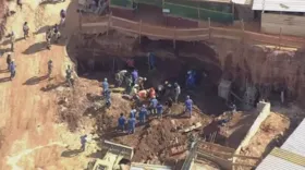 Imagem ilustrativa da imagem Operários morrem soterrados durante construção de supermercado