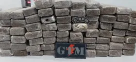 Imagem ilustrativa da imagem Policia apreende cerca de 50 kg de maconha prensada em tabletes