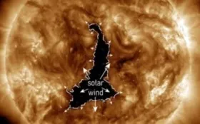 Imagem ilustrativa da imagem Cientista identificam Buraco a 800Km de extensão no Sol