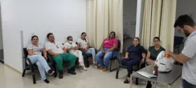 Imagem ilustrativa da imagem Policlínica de Quirinópolis qualifica equipe de enfermagem