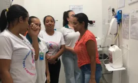 Imagem ilustrativa da imagem Equipe de higienização da Policlínica de Goianésia recebe treinamento