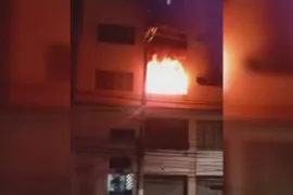 Imagem ilustrativa da imagem Homem ameaça esposa e coloca fogo em apartamento durante discussão