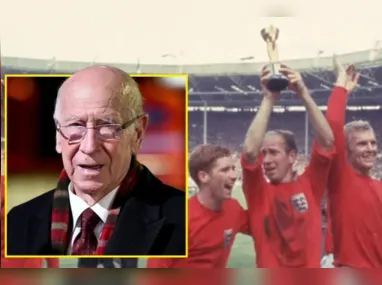Imagem ilustrativa da imagem Morte de Sir Bobby Charlton é lamentada por futebolistas