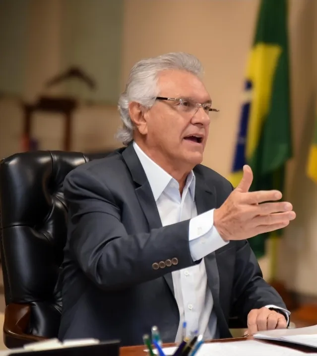 Governador Ronaldo Caiado diz para a
Globo que concorrerá à Presidência em 2026