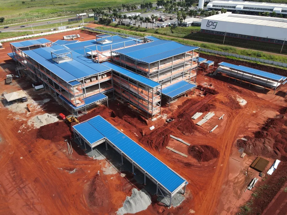 Complexo Oncológico de Referência do Estado de Goiás: obra avança com rapidez e foco na qualidade