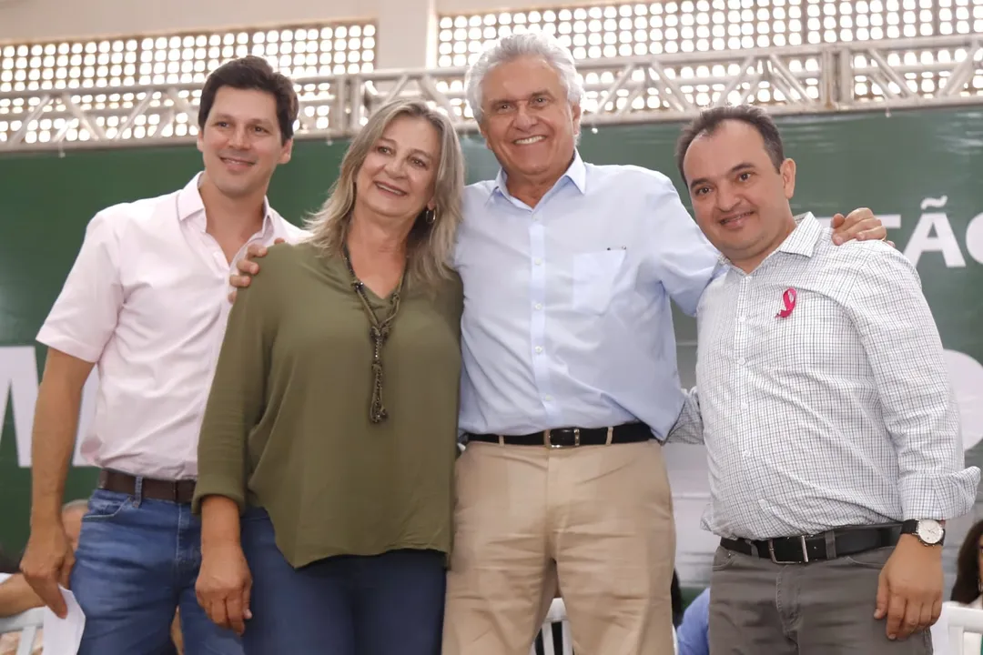 Daniel Vilela, Dra. Zeli, Ronaldo Caiado e Pabio Mossoró
