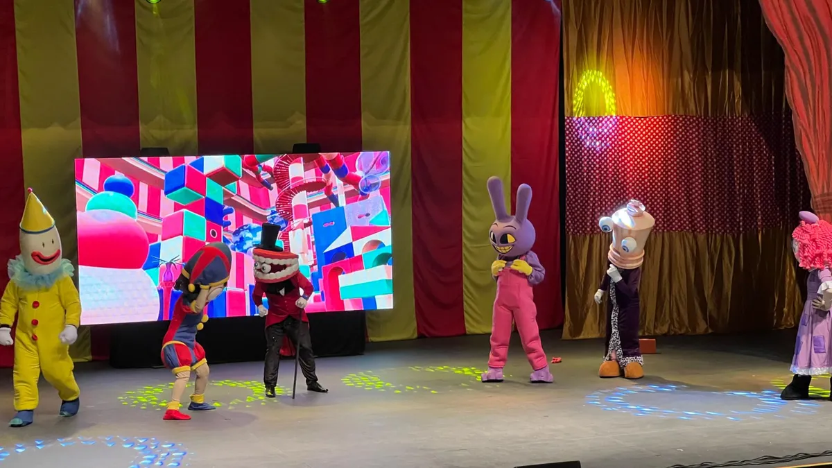 Imagem ilustrativa da imagem “O Incrível Digital Circus no Teatro" traz sua turminha de amigos para Goiânia