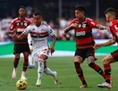 Flamengo x São Paulo duelam hoje, as 21h30 no Maracanã
