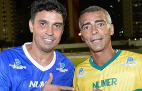 Imagem ilustrativa da imagem Romário e Alex Dias promovem o 8º Jogo Solidário em Goiás