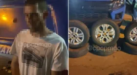 Imagem ilustrativa da imagem Dupla é presa por furto e receptação de pneus