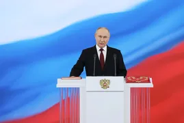 Imagem ilustrativa da imagem Após ameaças, Putin fala em diálogo com o Ocidente na sua 5ª posse