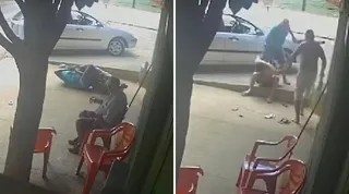Homem sai dirigindo após ser baleado
