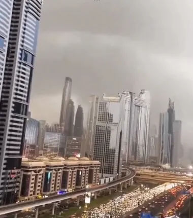 Imagem ilustrativa da imagem Dubai Cria tempestade artificial