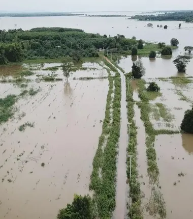 Imagem ilustrativa da imagem Destruição no Rio Grande no Sul, após fortes chuvas.