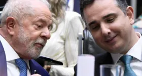 Imagem ilustrativa da imagem Lula janta com Pacheco e PT oficializa apoio à reeleição no Senado