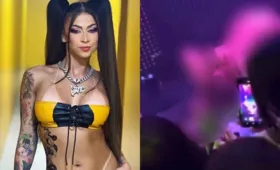 Imagem ilustrativa da imagem MC Pipokinha recebe sexo oral de fã durante show e gera polêmica; vídeo