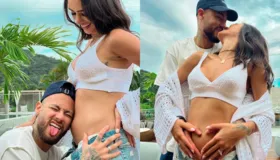 Imagem ilustrativa da imagem Neymar e Bruna Biancardi anunciam primeira gravidez do casal: 'Sonhamos com a sua vida'