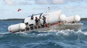 Imagem ilustrativa da imagem "Tripulação não sobreviveu" diz fabricante do submersível desaparecido
