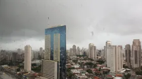 Imagem ilustrativa da imagem Goiânia registra temporal com granizo e forte ventania