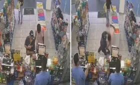 Imagem ilustrativa da imagem Veja vídeo de ladrão imobilizado por idoso de 81 anos