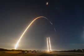 Imagem ilustrativa da imagem EUA lançam avião espacial militar secreto com ajuda da SpaceX
